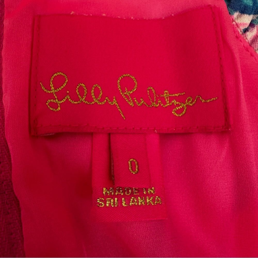 Lilly Pulitzer Pearl Romper in Don’t Be Jelly print Prosecco Pink - Picture 8 of 10